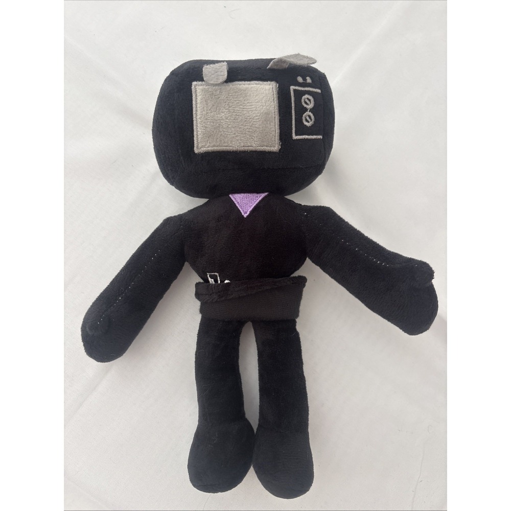 Skibidi Toilet TV Woman Plush 11 Inch Figure Stuffed Toy Doll Black